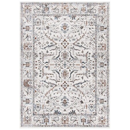Safavieh 9 x 12 ft. Sonoma Traditional Rectangle Power Loomed Rug Ivory & Gray SON350A-9